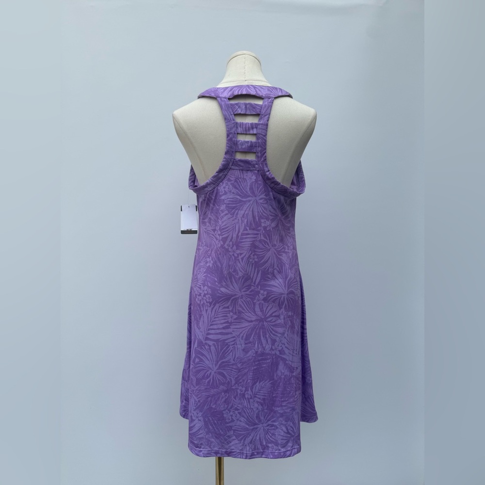 Zeroxposur Women's Soft Stretch Racerback Active Dress Hydrangea - Size M - Picture 3 of 13